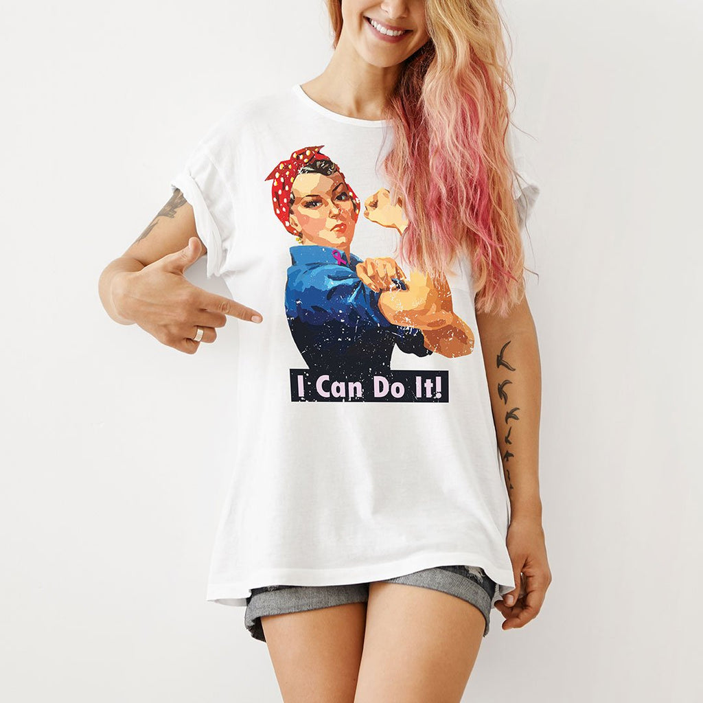 I Can Do It - Women's Awareness T Shirt-WearBU.com