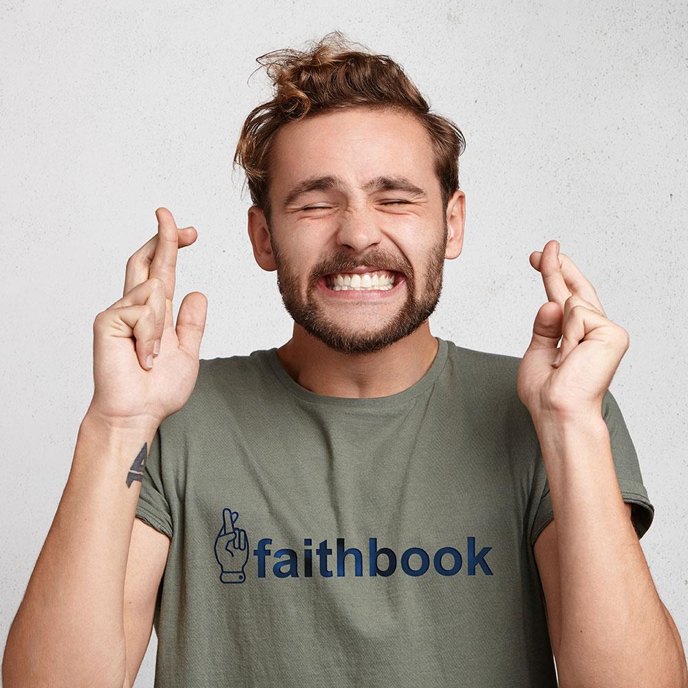 FAITHBOOK - Unisex Faith T Shirt-WearBU.com