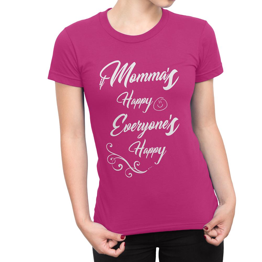 HAPPY MAMA - Women's Mother's T Shirt-WearBU.com
