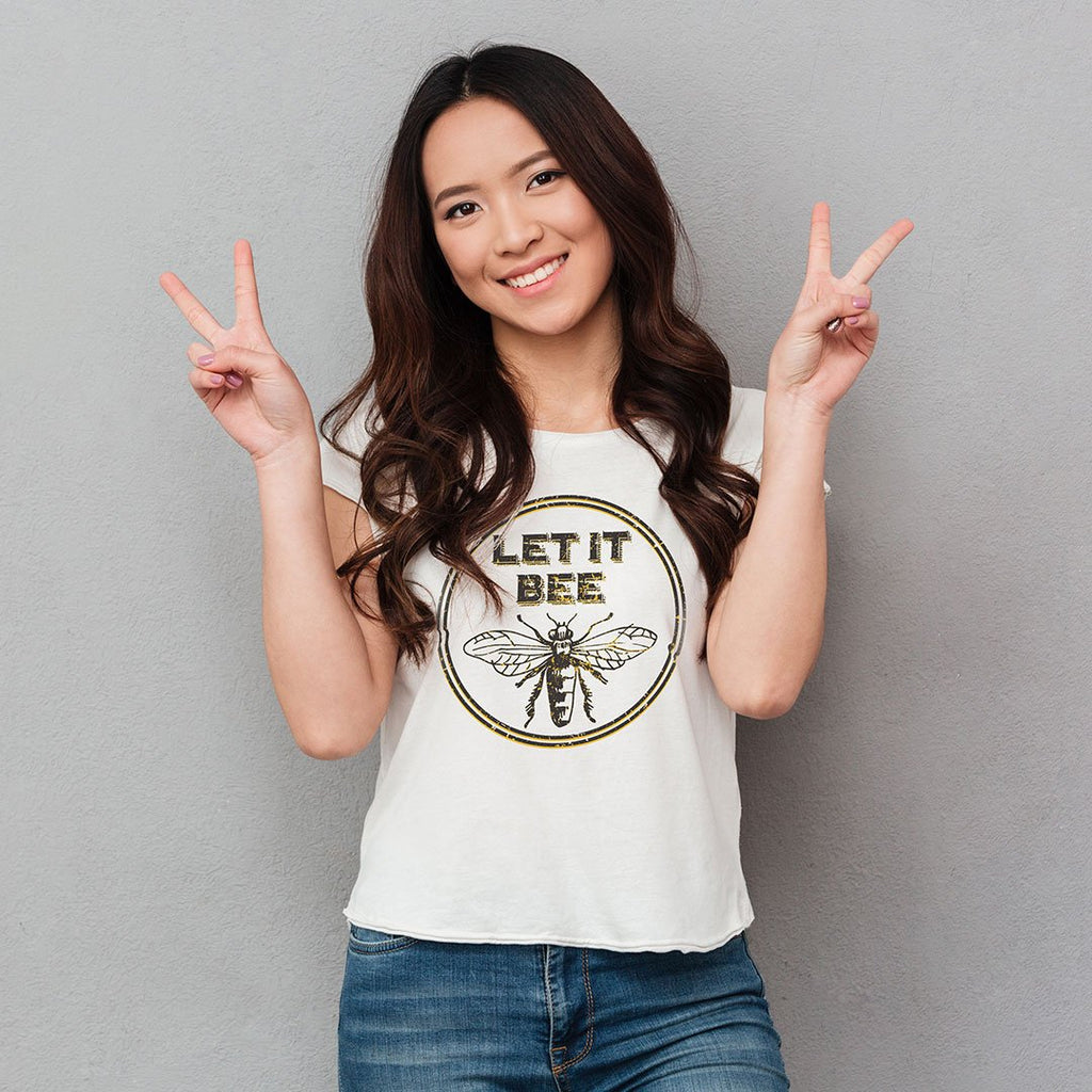 Let It Bee - Women's Inspirational T Shirt-WearBU.com