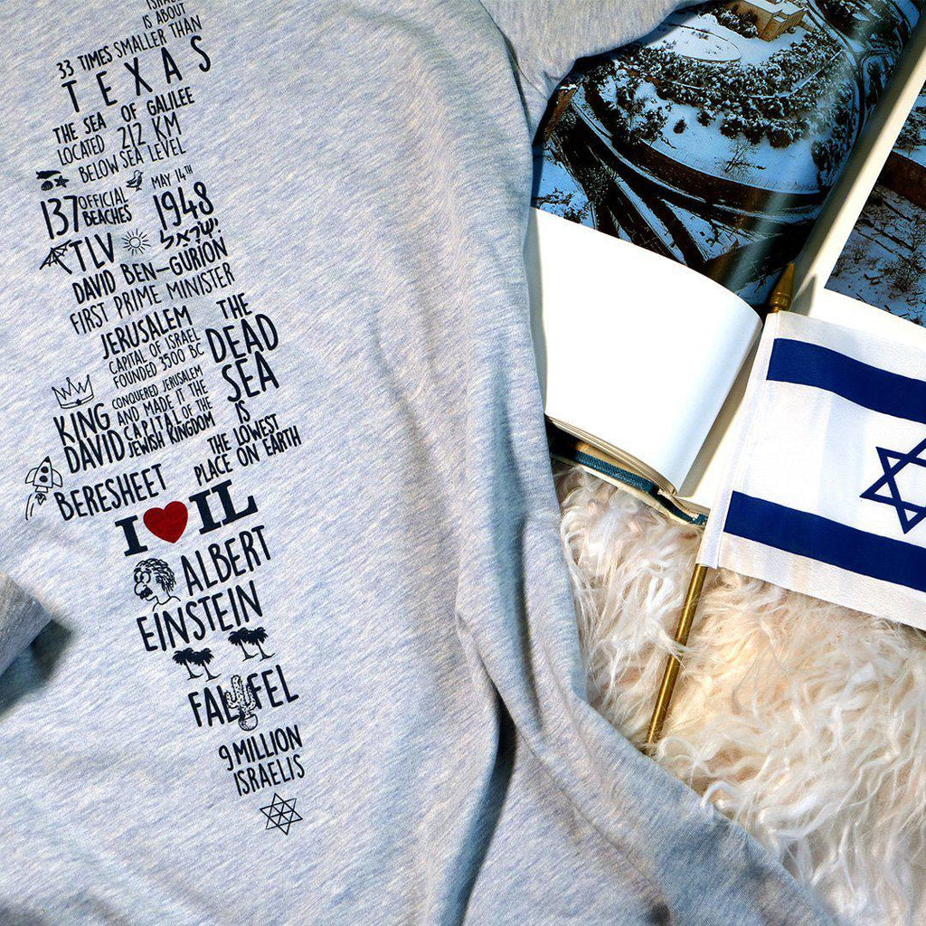 Love Israel - Women's Holiday T Shirt-WearBU.com